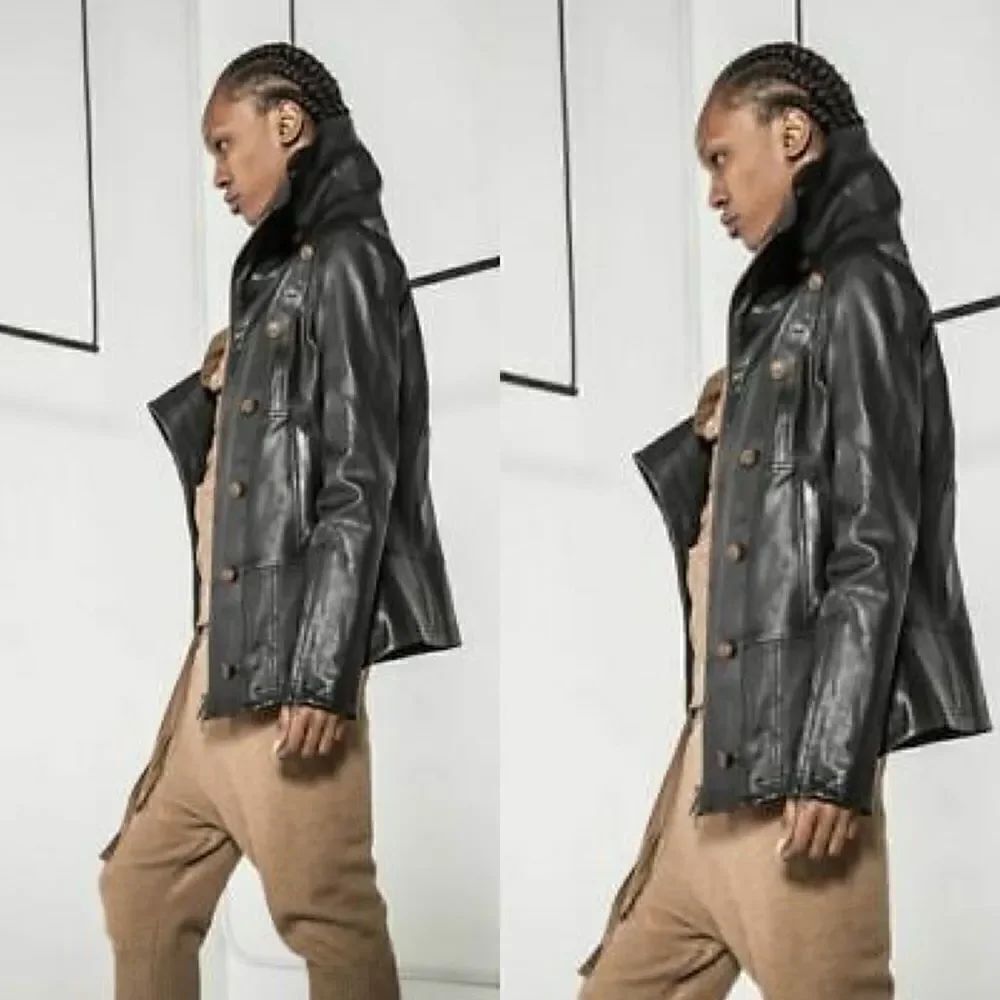 Nicholas K Leather Jacket Army - Picture 5 of 12